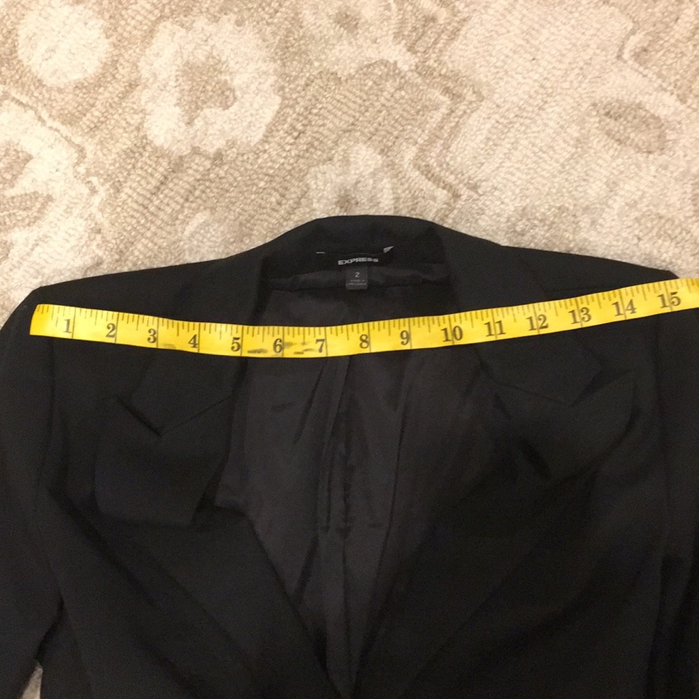 Express Fitted One-button Blazer - Picture 5 of 8